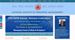 Desktop Screenshot of nipm.in